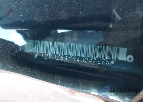 2004 Pontiac Bonneville Gxp из США, поврежденный, VIN 1G2HZ54Y64U247273